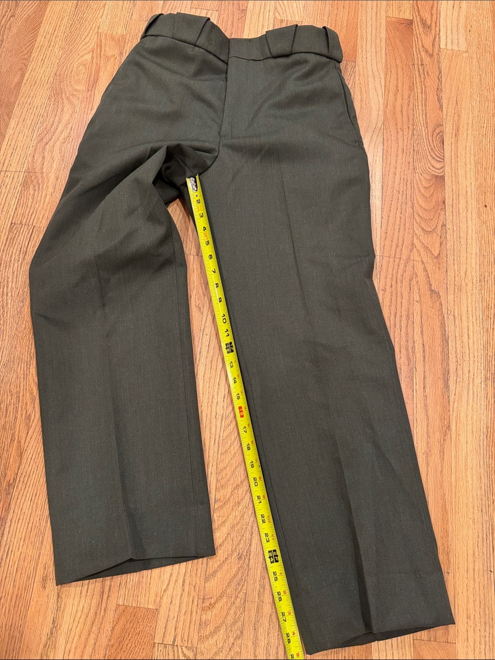 Elbeco Men's Dress Pants Dark Green LA County Sheriff Pants 34R Uniform - Picture 9 of 11